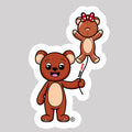TEDDY BEAR & BALLOON BEAR